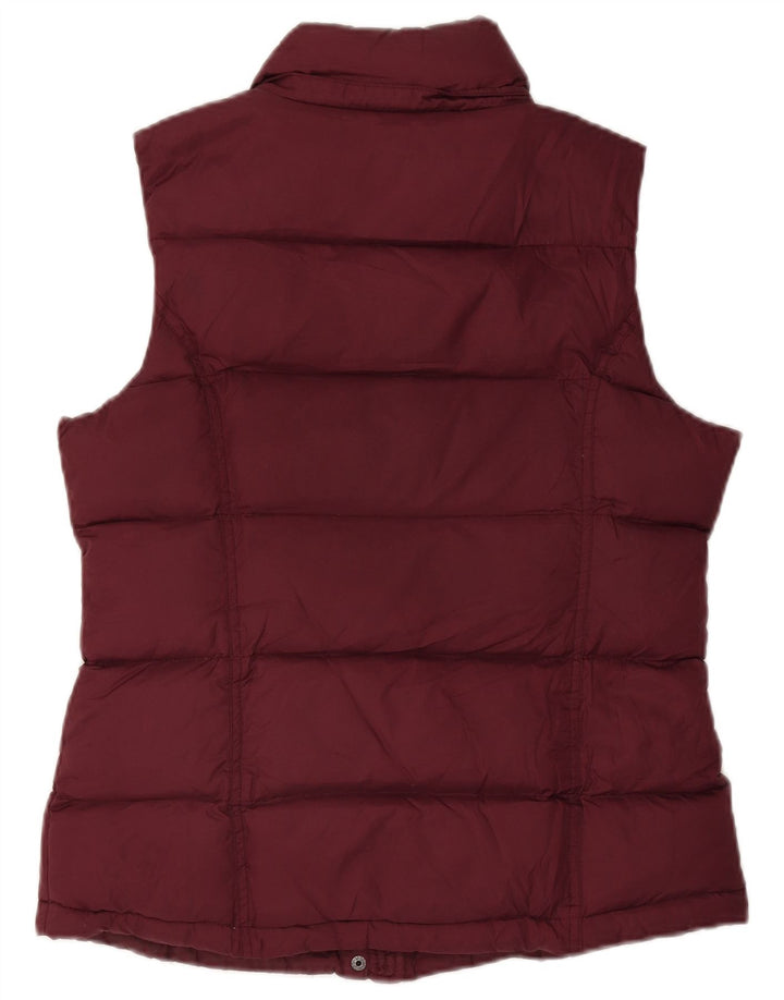 Crew Clothing Gilet imbottito da donna UK 12 Medio Bordeaux Poliestere