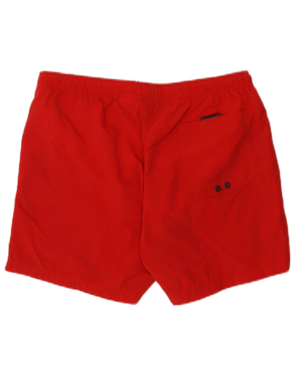 Pantaloncini da bagno da uomo Lotto UK 40/42 Large Rosso Nylon