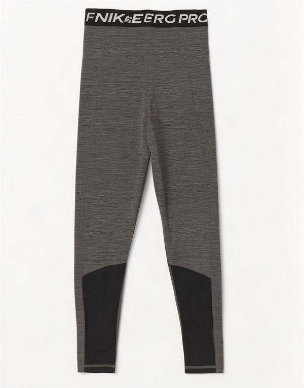 Leggings grafici Nike Dri Fit da donna XS W24 L32 Poliestere color block grigio
