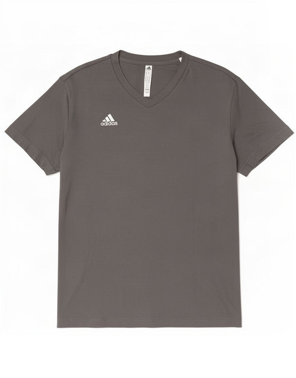 T-shirt Adidas da donna Top UK 20/22 XL cotone grigio