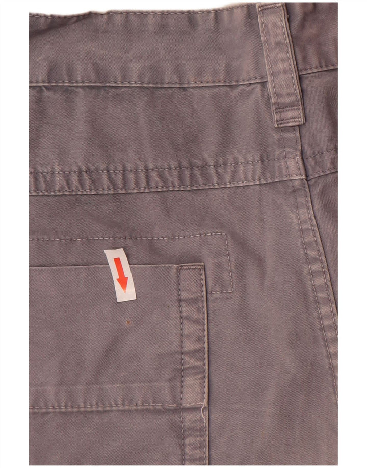 Pantaloncini cargo da uomo Murphy & Nye W34 grandi in cotone grigio