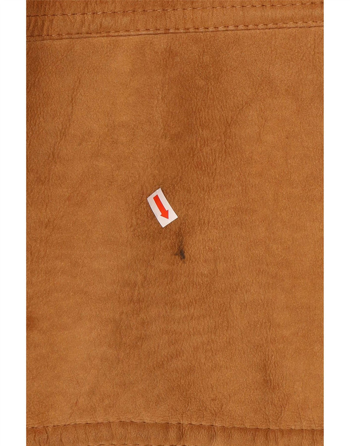 Giacca in shearling vintage da uomo UK 36 Piccolo shearling beige