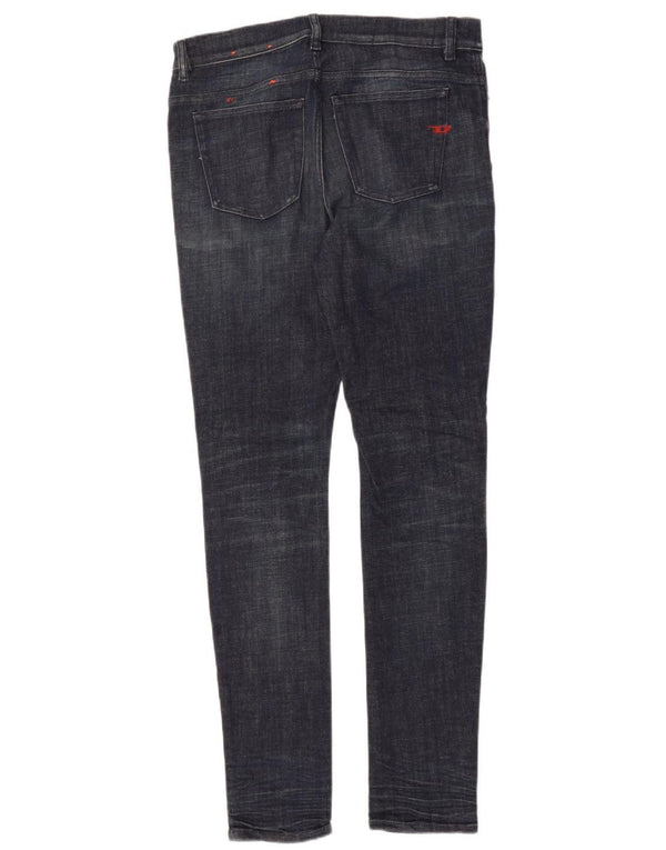 Jeans skinny da uomo Diesel W31 L33 in cotone blu navy