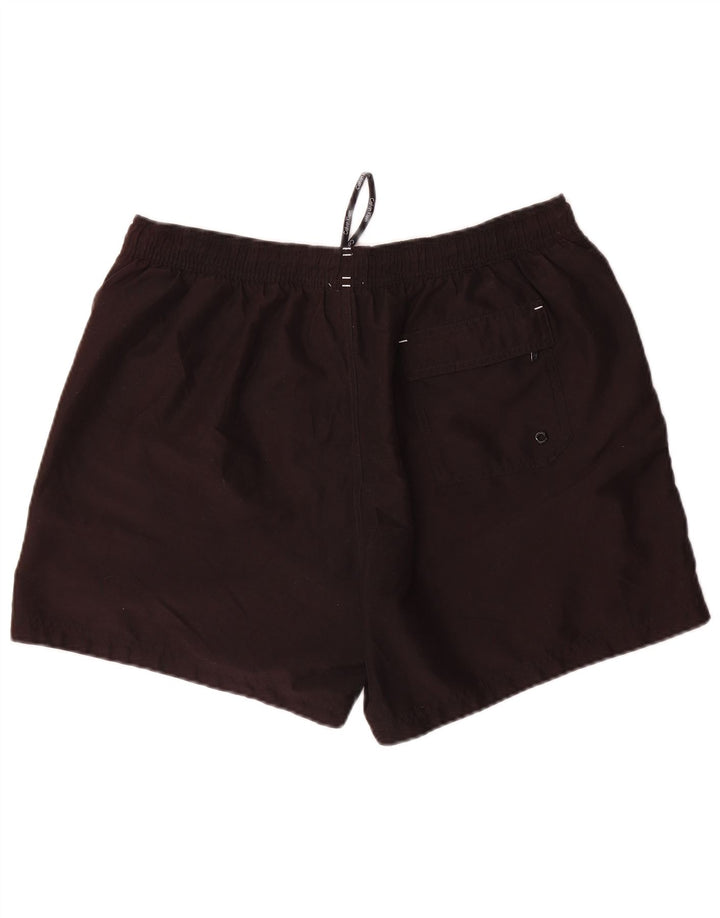 Pantaloncini da bagno grafici da uomo Calvin Klein XL poliestere color block nero