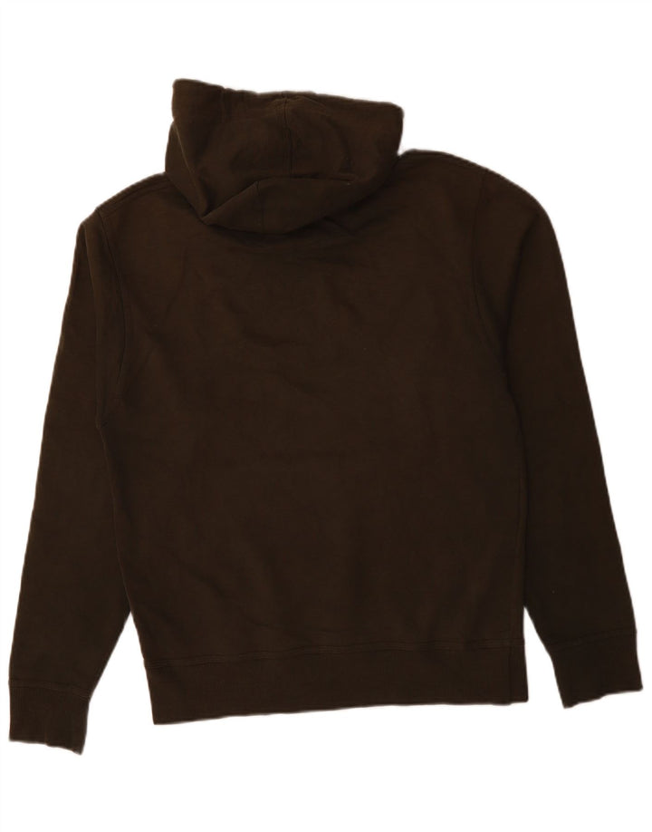 Felpa con cappuccio grafica da uomo Champion piccola in cotone kaki