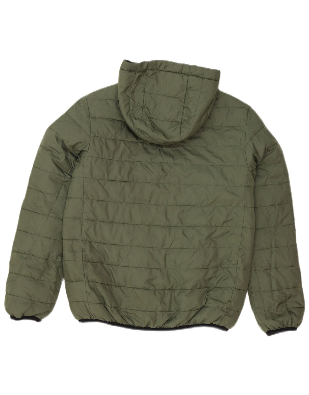 Giacca imbottita reversibile con cappuccio Quiksilver per ragazzi 11-12 anni media kaki