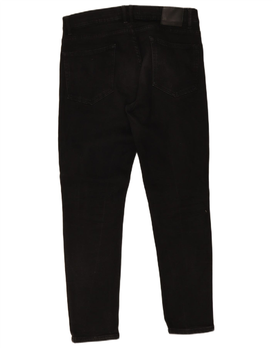 Jeans slim da uomo Zara EU 46 XL W36 L30 Nero