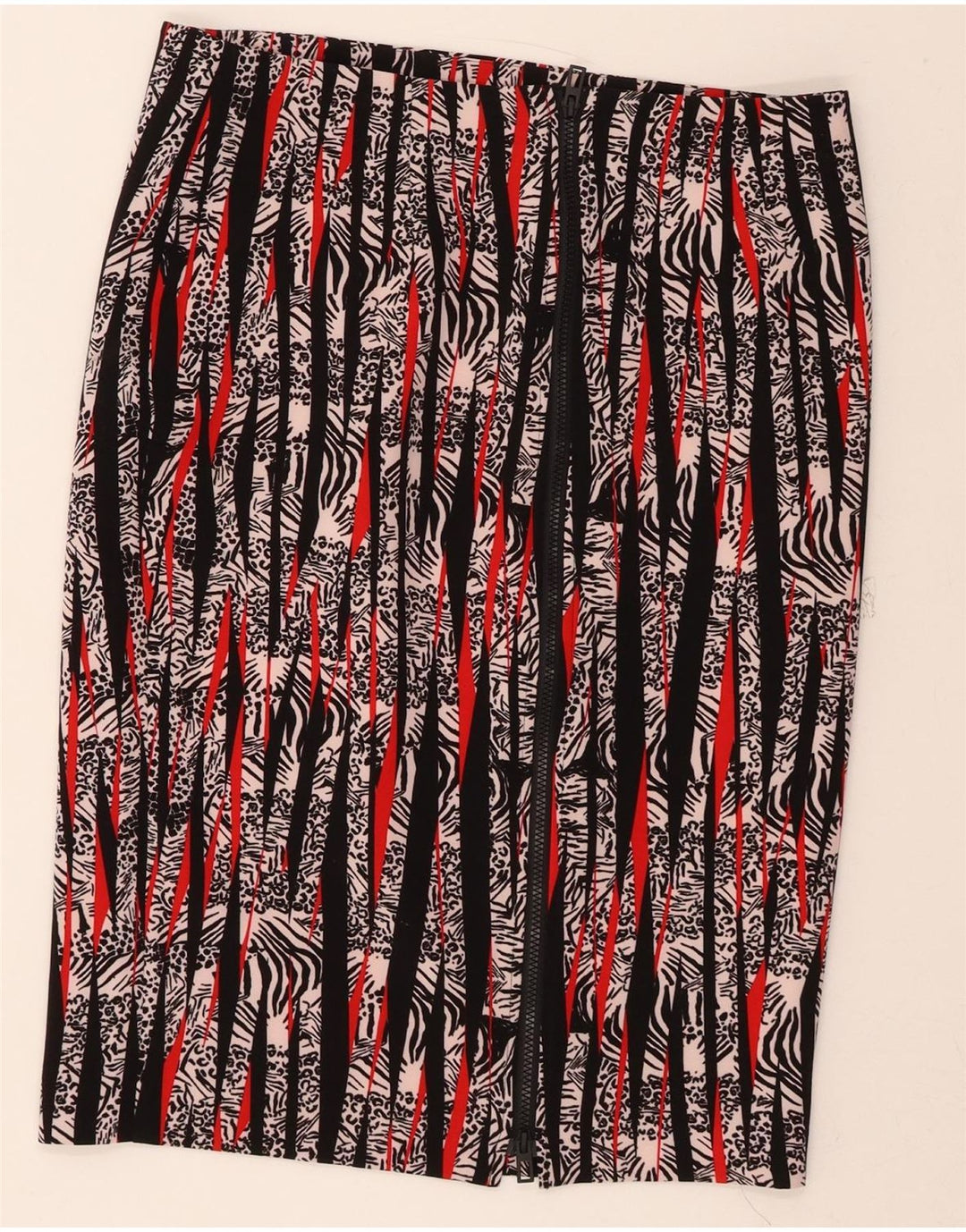 BIMBA Y LOLA Womens Abstract Pattern Pencil Skirt EU 42 Large W34  Black Vintage Bimba Y Lola and Second-Hand Bimba Y Lola from Messina Hembry 