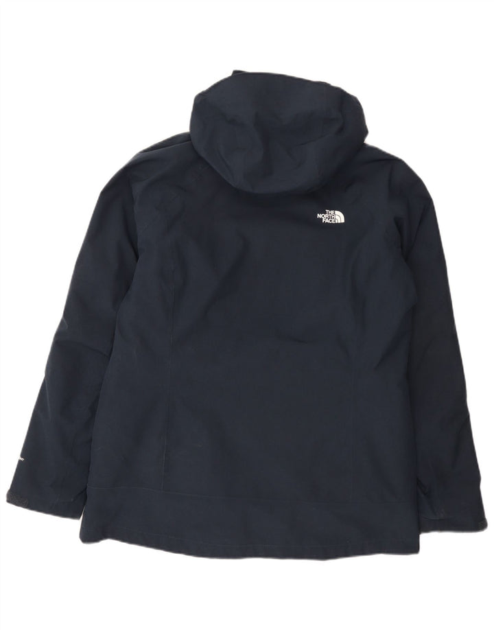 Giacca antipioggia con cappuccio da donna The North Face UK 16 Large in poliestere blu navy