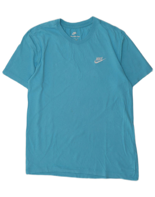 T-shirt da donna NIKE Top UK 10 piccola in cotone blu