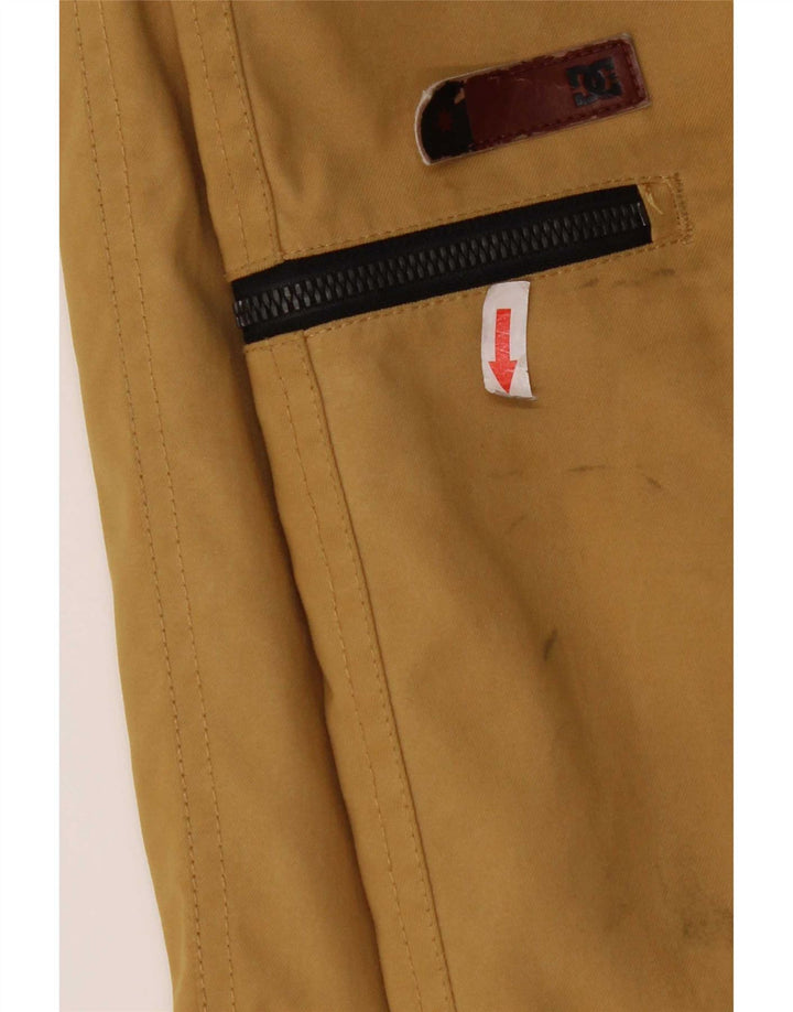 Pantaloni da sci cargo da donna DC UK 10 piccoli in nylon beige