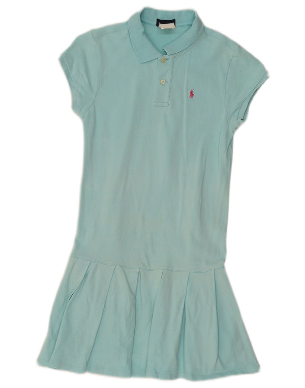 RALPH LAUREN Abito polo per ragazze 11-12 anni XL in cotone turchese