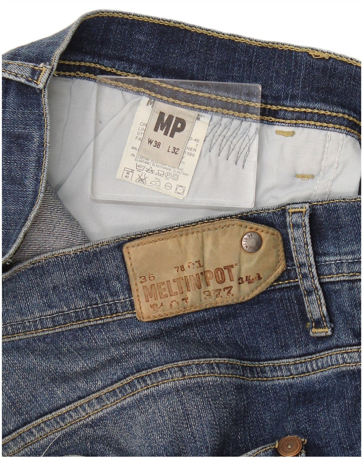 Jeans Capri da donna Meltin' Pot W38 L22 cotone blu