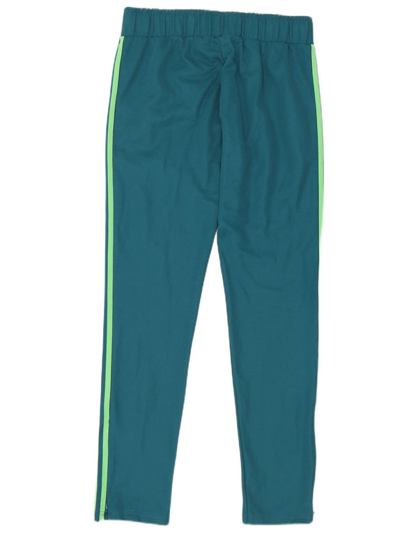 Pantaloni della tuta da donna Adidas UK 12 cotone blu medio