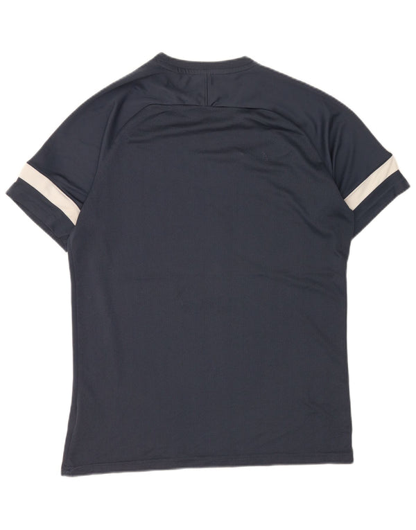 T-shirt Nike Dri Fit da uomo, taglia grande, in poliestere color block blu navy