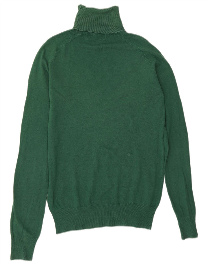 Maglione maglione a collo alto da donna Zara UK 14 grande verde
