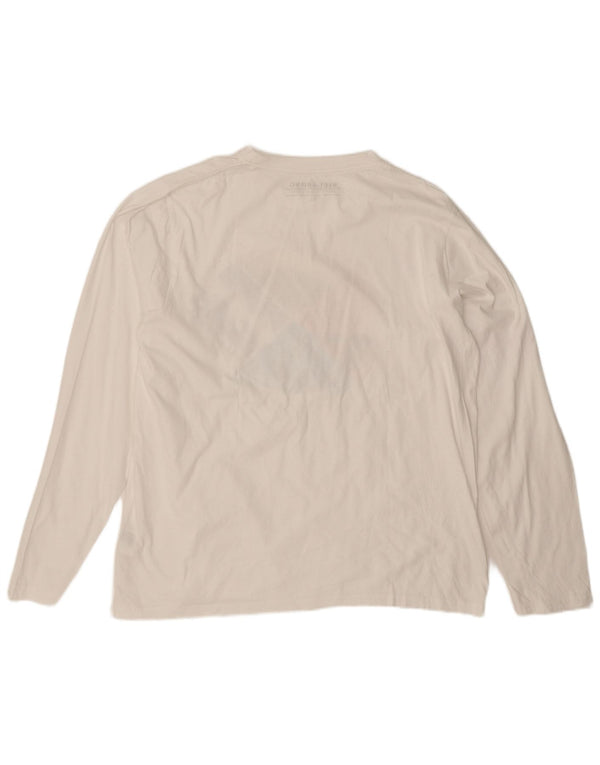 Billabong Maglietta grafica da uomo a maniche lunghe XL in cotone bianco