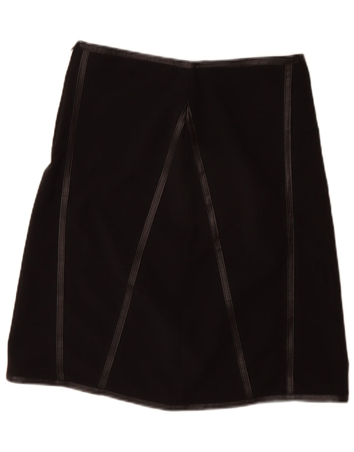 Gonna a trapezio da donna VINTAGE W28 media nera