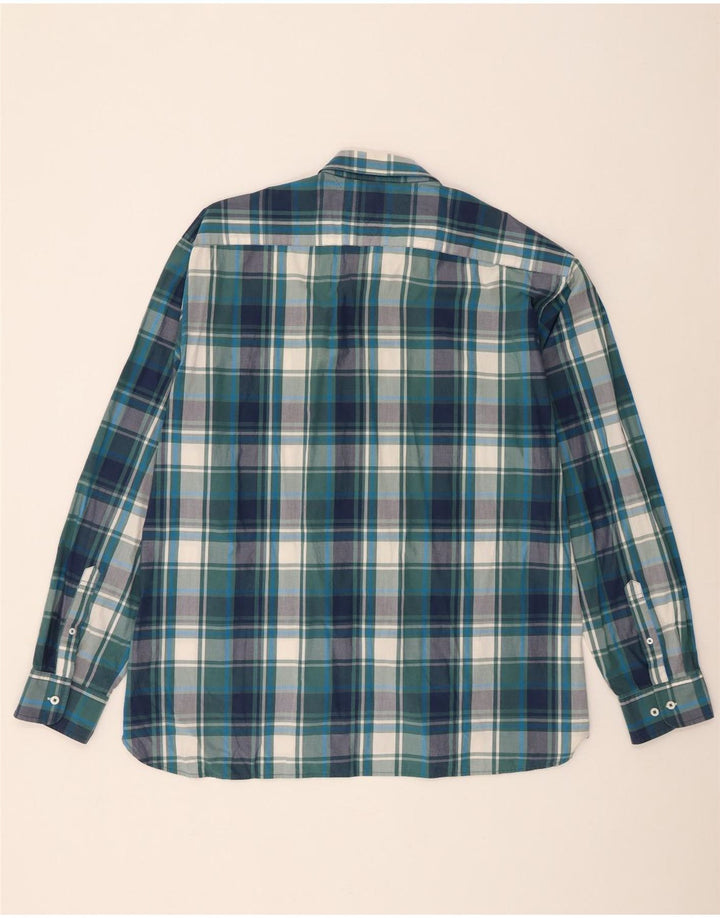 Camicia da uomo su misura Tommy Hilfiger 2XL cotone a quadri blu