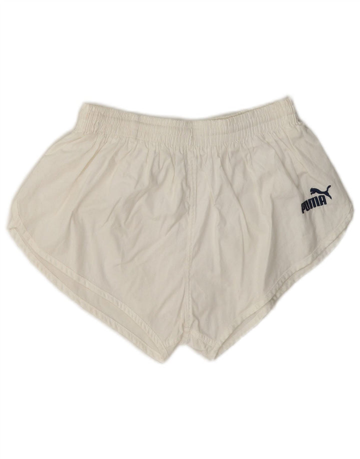 Pantaloncini sportivi Puma da donna UK 10 piccoli bianchi
