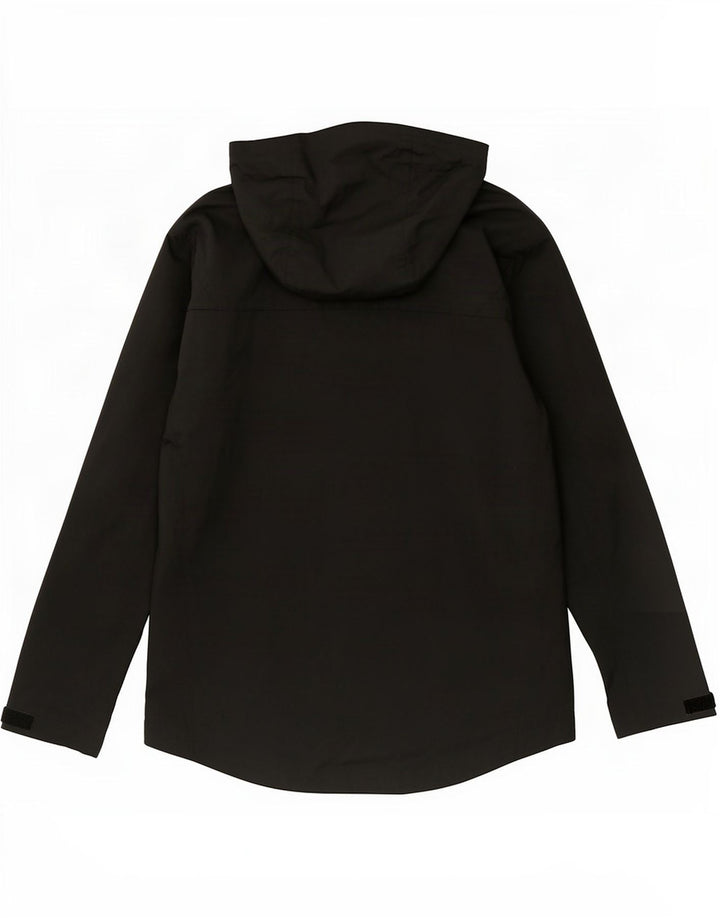 Giacca antipioggia da uomo con cappuccio Fred Perry UK 38 nylon nero medio