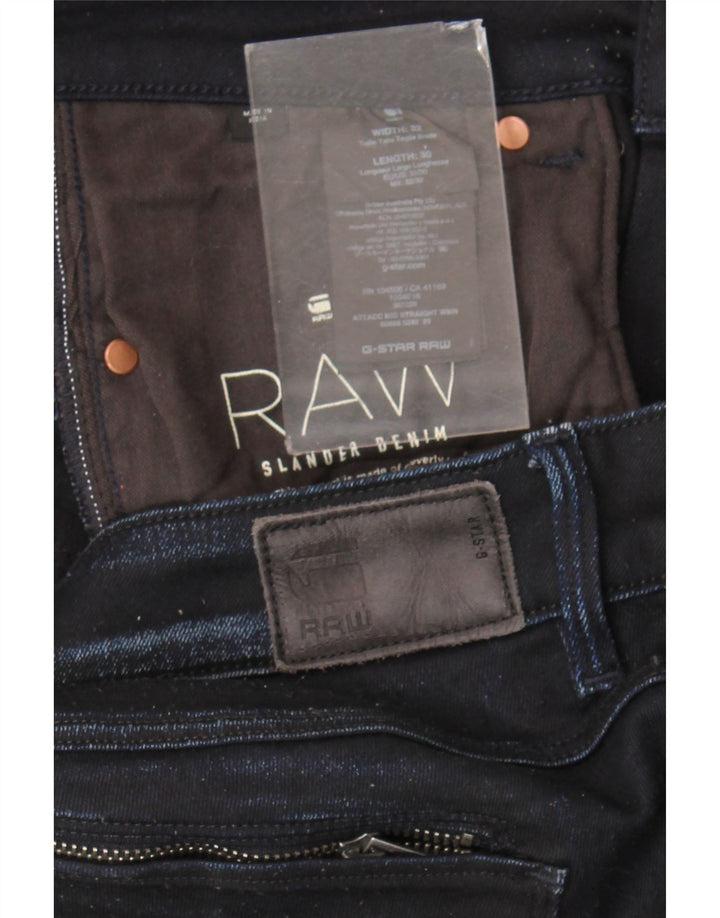 Jeans dritti da uomo G-Star W32 L30 cotone blu navy