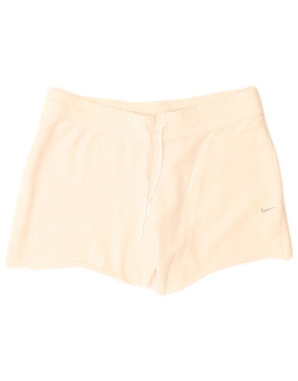 Pantaloncini sportivi Nike da donna UK 14/16 grandi cotone bianco