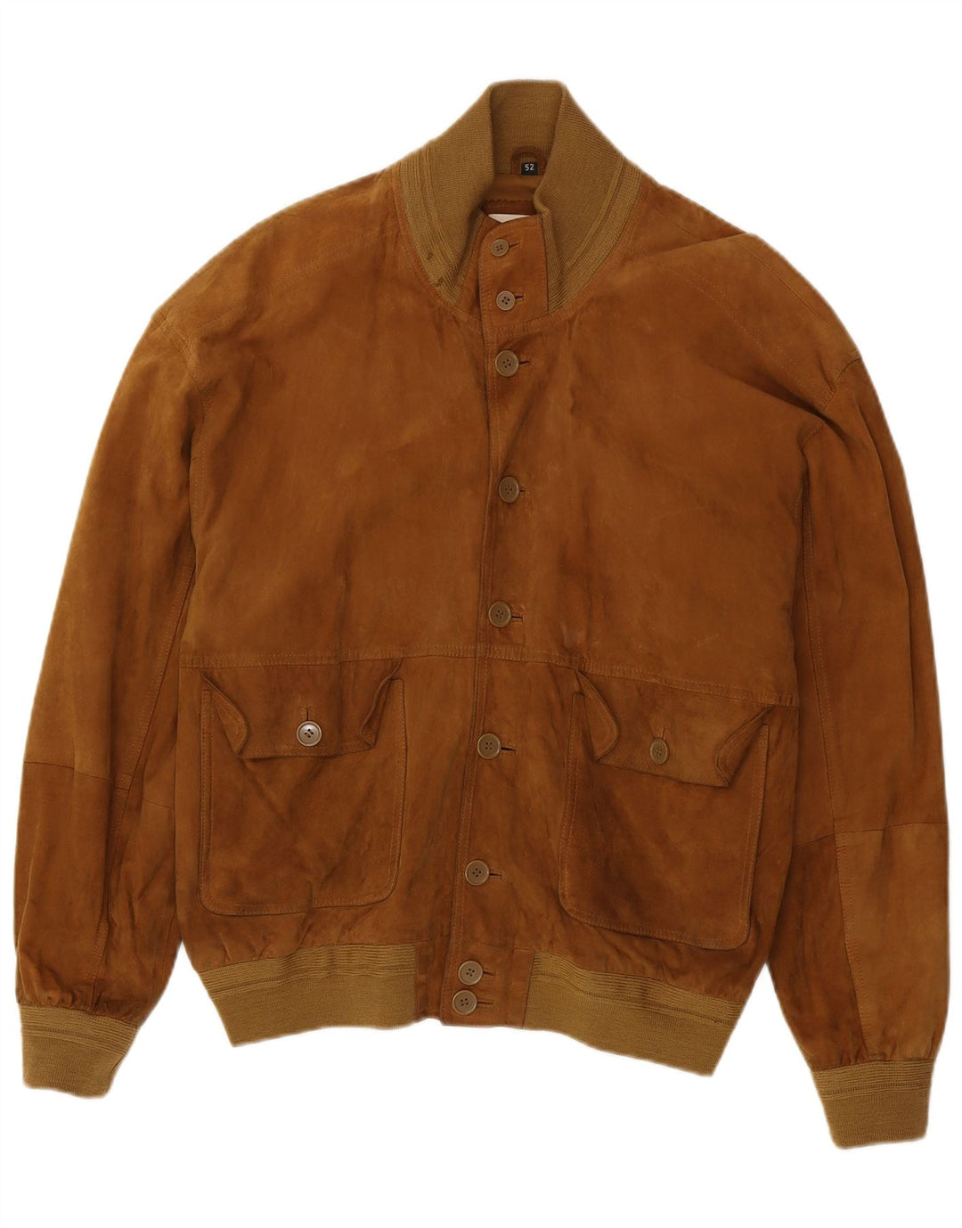 Bomber Uomo In Pelle Scamosciata Conbipel IT 52 Large Pelle Marrone