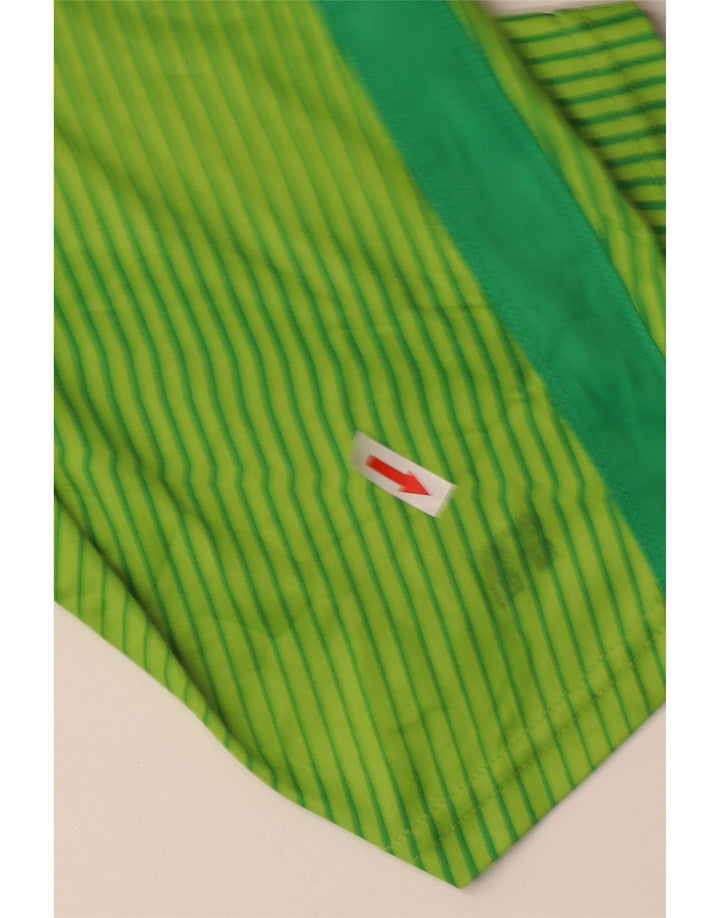 Pantaloncini sportivi da ragazzo Russell Athletic 13-14 anni in poliestere a righe verdi