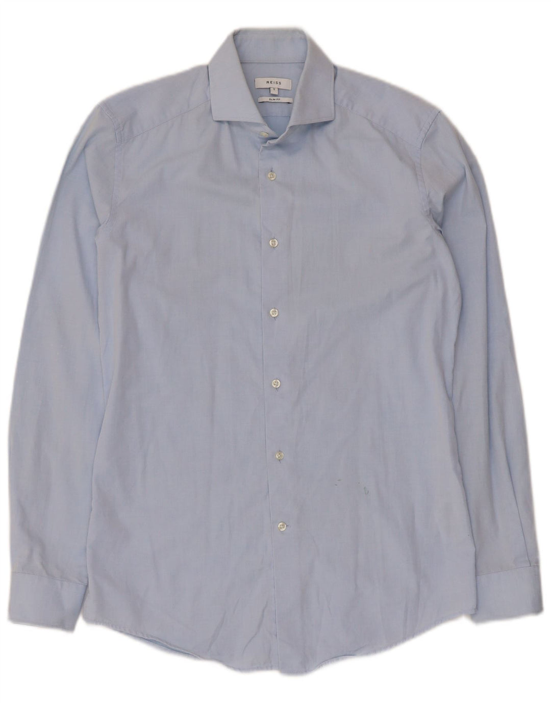 Camicia Reiss Slim Fit da uomo piccola in cotone blu