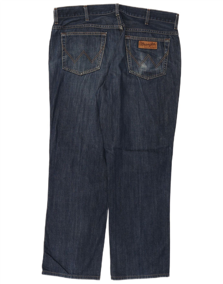 WRANGLER Mens Texas Straight Jeans W40 L32  Blue Cotton