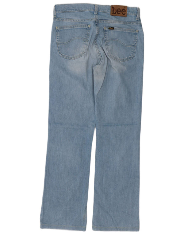 Jeans dritti da donna Lee W33 L30 cotone blu