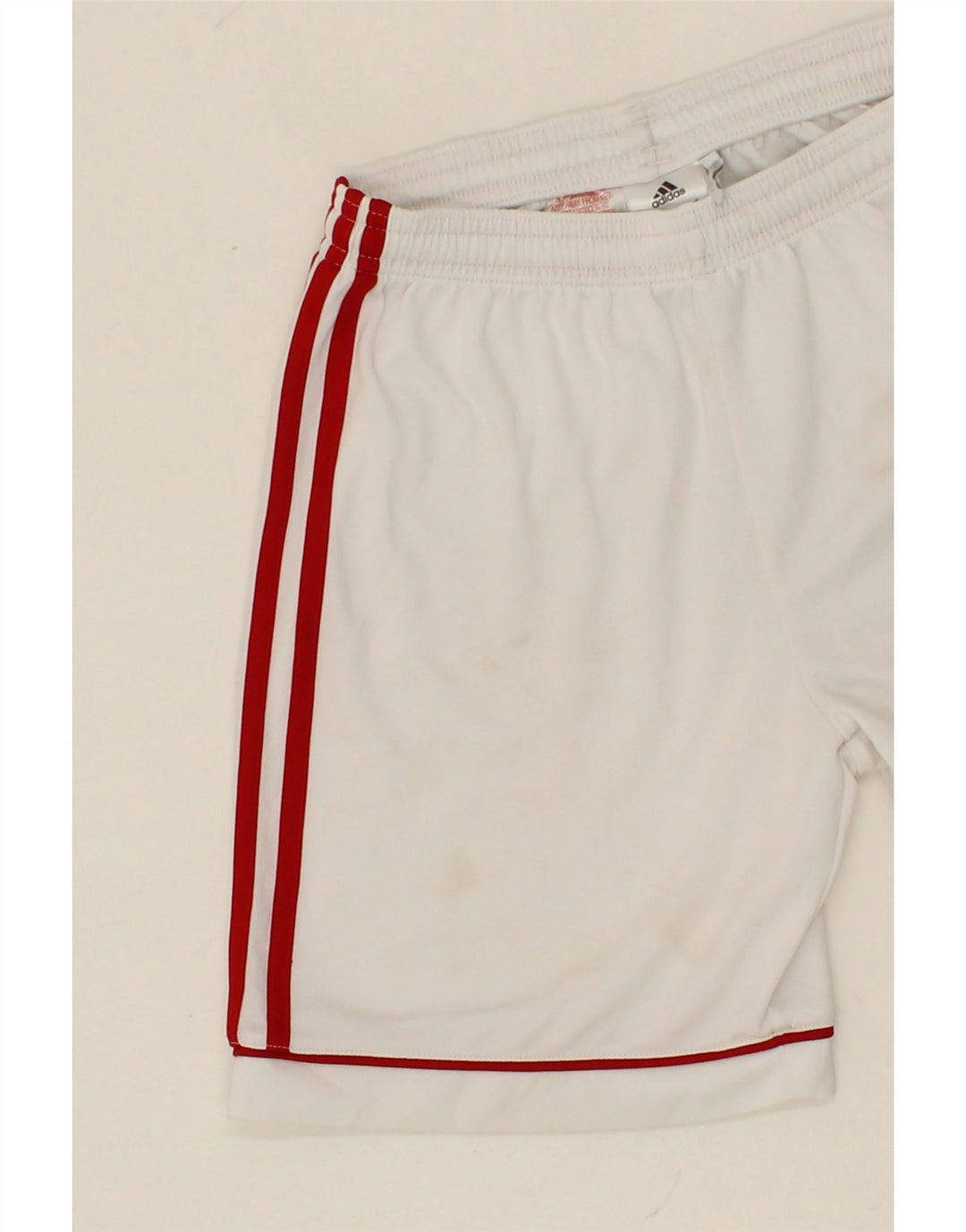 ADIDAS Boys Climalite Sport Shorts 11-12 Years White Polyester Vintage Adidas and Second-Hand Adidas from Messina Hembry 