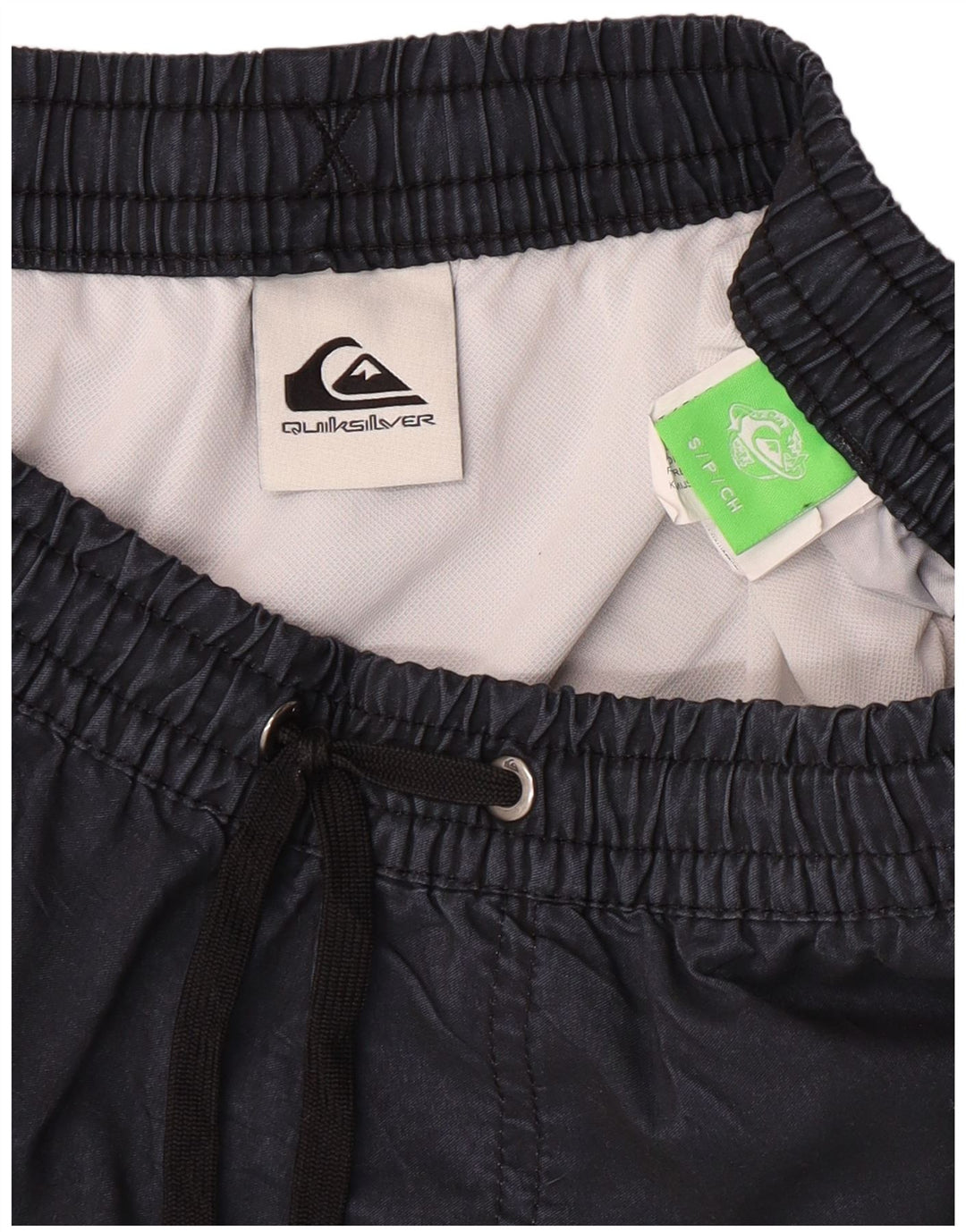 QUIKSILVER Pantaloncini da bagno grafici da uomo piccoli in poliestere color block blu