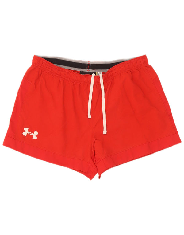 Pantaloncini sportivi Under Armour da uomo con motivo astratto XL rossi