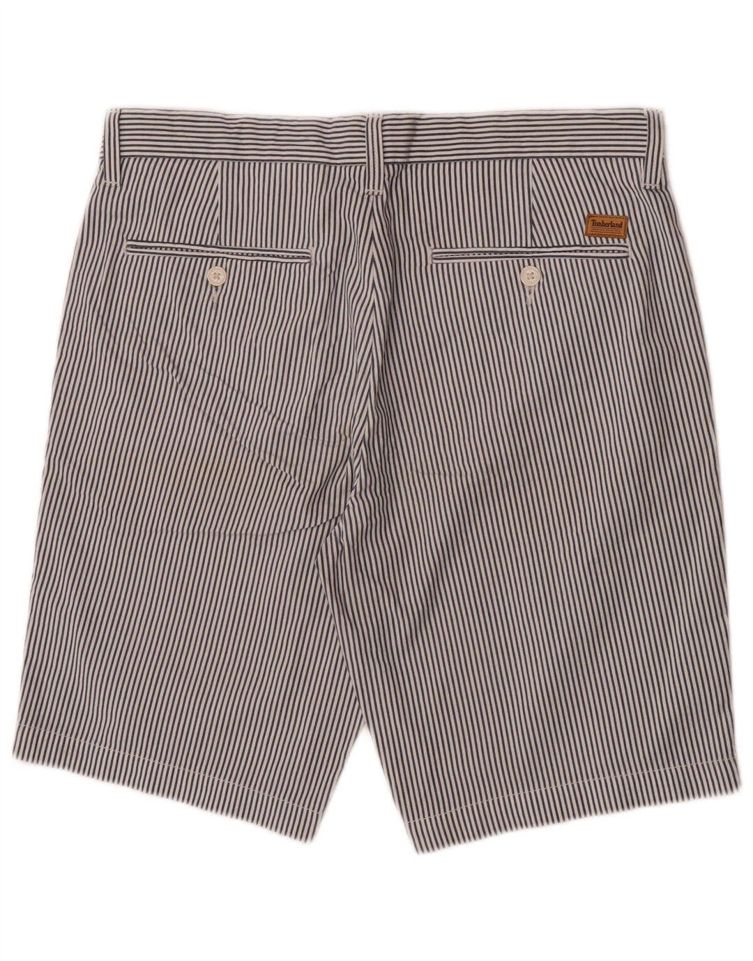 Pantaloncini chino da uomo Timberland W31 blu medio gessato