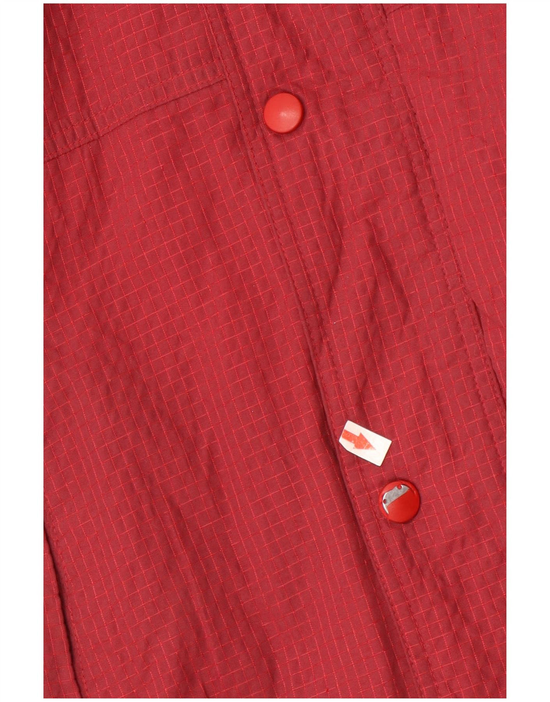 Giacca a vento Nike da bambino, 12-13 anni, in nylon a quadri bordeaux grande