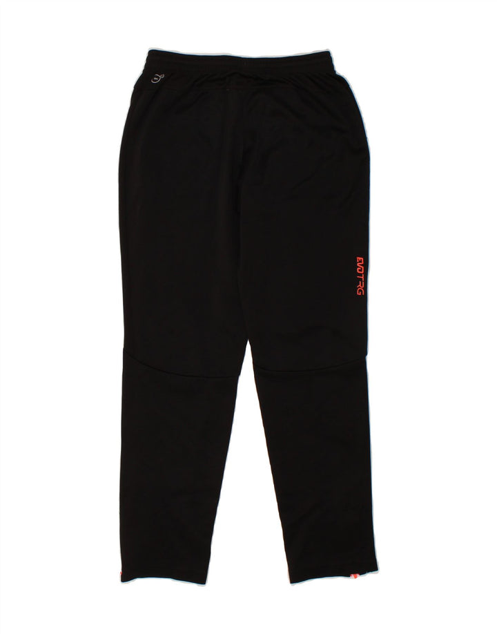 PUMA Boys Tracksuit Trousers 13-14 Years Black Polyester Vintage Puma and Second-Hand Puma from Messina Hembry 