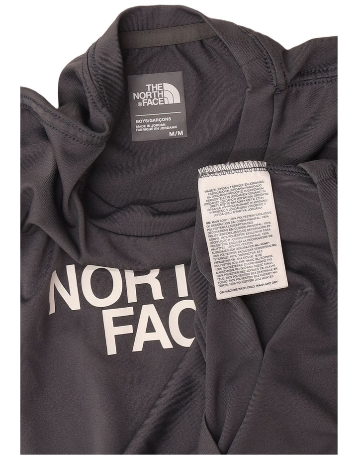 T-shirt grafica da ragazzo The North Face Top 9-10 anni in poliestere grigio medio