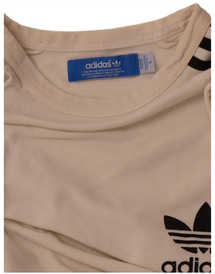 T-shirt ADIDAS da uomo piccola bianca
