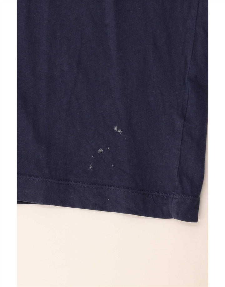 T-shirt da uomo Nike Top in cotone blu navy medio