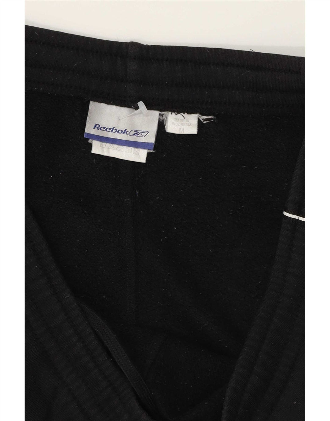 Pantaloni da tuta Reebok da uomo in cotone nero medio