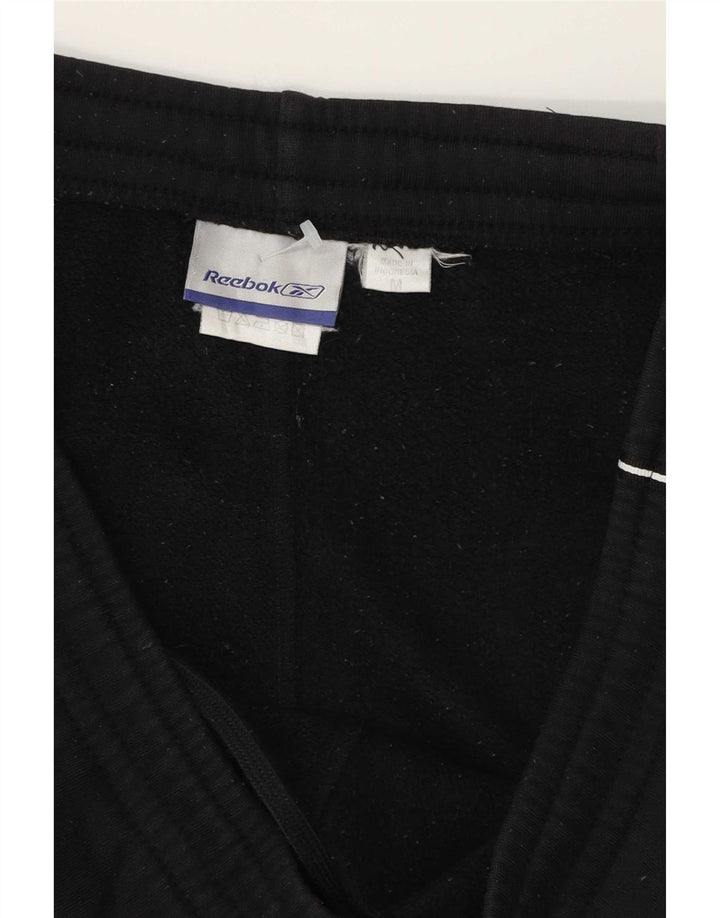 Pantaloni da tuta Reebok da uomo in cotone nero medio