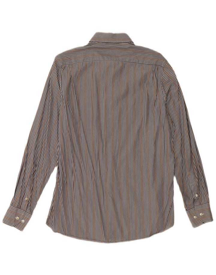 Camicia da uomo Massimo Dutti taglia 40 a righe blu medio