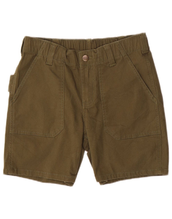 Pantaloncini chino dalla vestibilità rilassata da donna Carhartt US 2 XS W28 cotone kaki