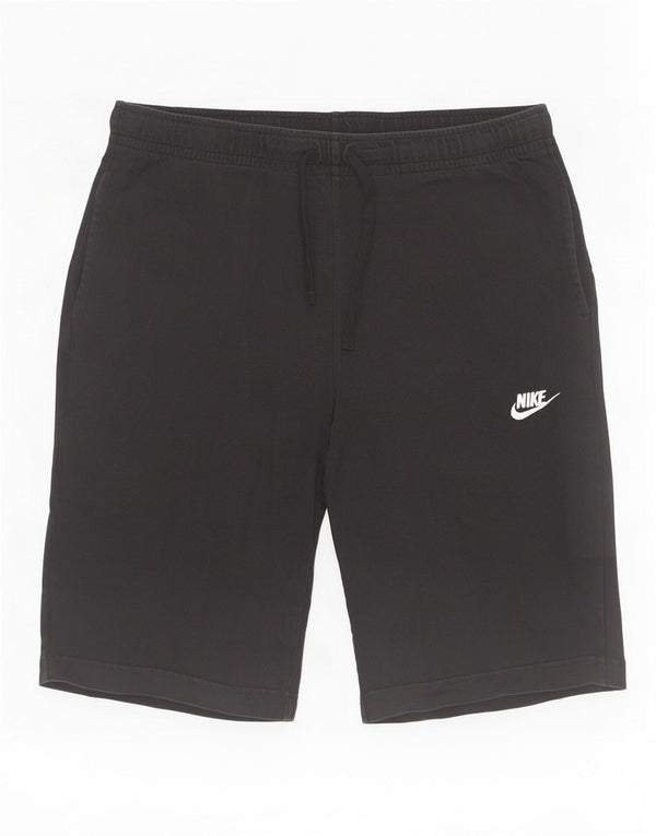Pantaloncini sportivi Nike da uomo, cotone medio nero