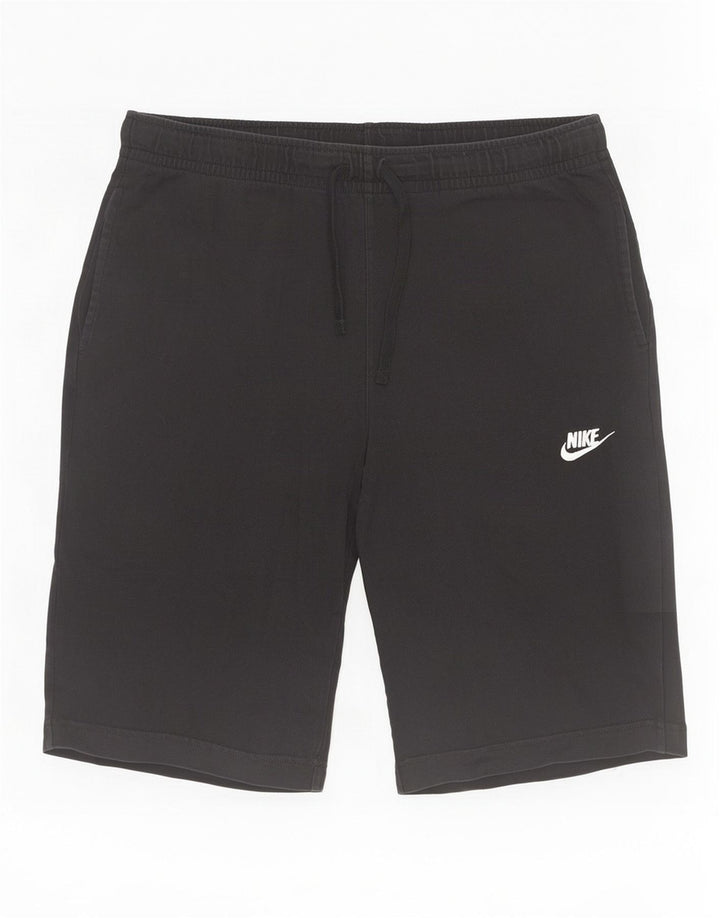 Pantaloncini sportivi Nike da uomo, cotone medio nero