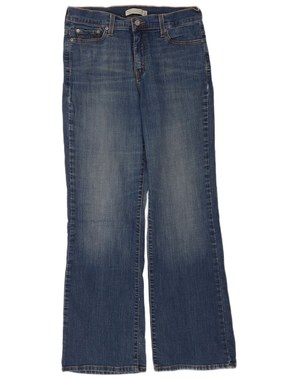 Levi's Donna 512 Jeans Bootcut perfettamente dimagranti US 12 Large W30 L31 Blu