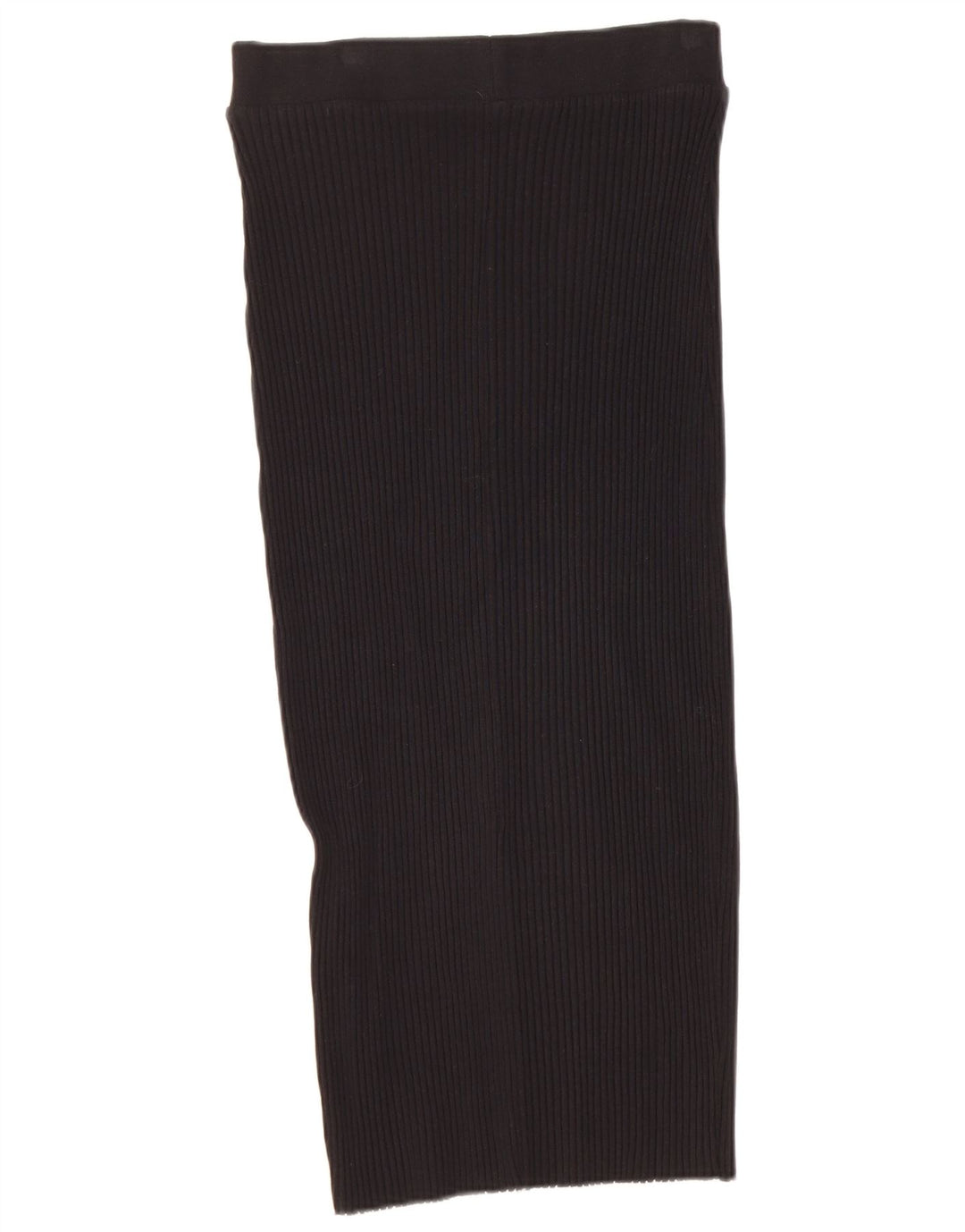 Gonna midi a vita alta da donna Zara grande W30 nera