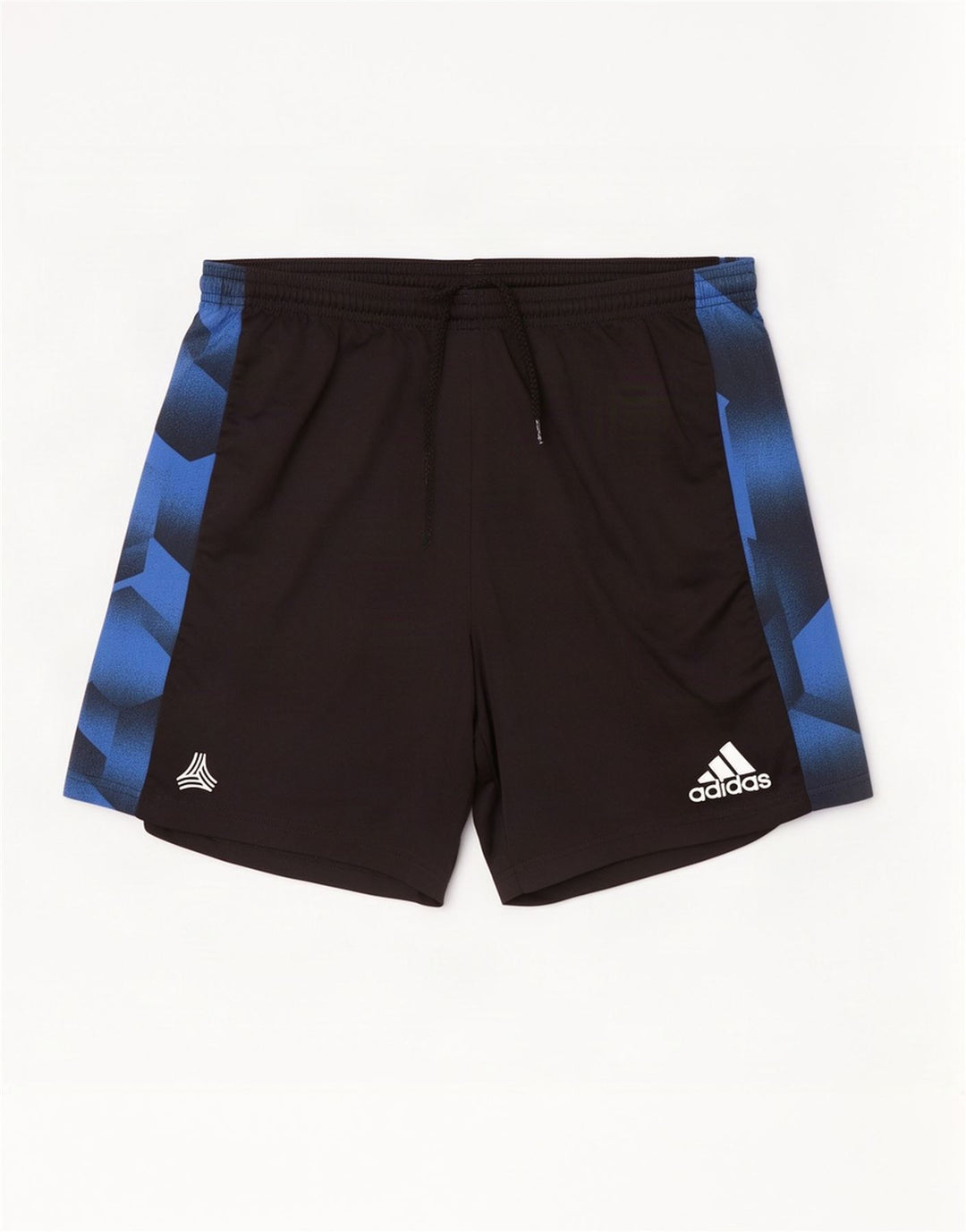 Pantaloncini sportivi Adidas Climalite da uomo, poliestere geometrico nero medio